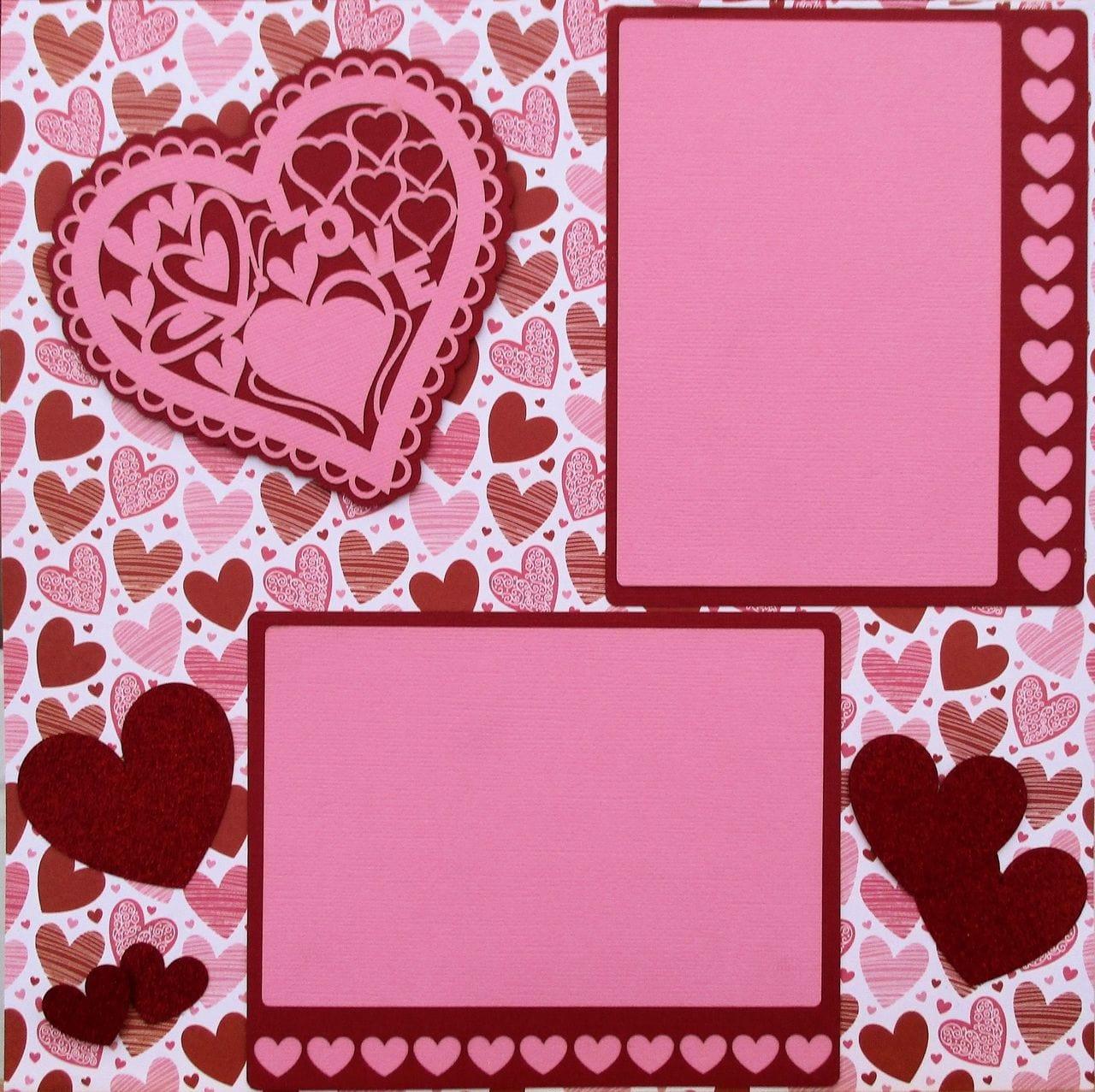 Heart & Soul Collection 12 x 12 Cardstock Sticker Sheet by Reminisce - Scrapbook Supply Companies