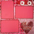 Be Mine Valentine with Shaker Heart Pre-Made, Hand-Embellished 2- 12 x 12 Scrapbook Page Premades by SSC Designs - Scrapbook Supply Companies