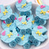 Bouncing Baby Collection Blue Stroller 1" Flatback Scrapbook Button by SSC Designs - Pkg. of 4