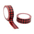 TW Collection Christmas Buffalo Plaid Washi Tape by SSC Designs - 15mm x 30 Feet - Scrapbook Supply Companies