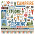 Tulla & Norbert Camping With My Gnomies Collection 12 x 12 Cardstock Scrapbook Sticker Sheet by Photo Play Paper