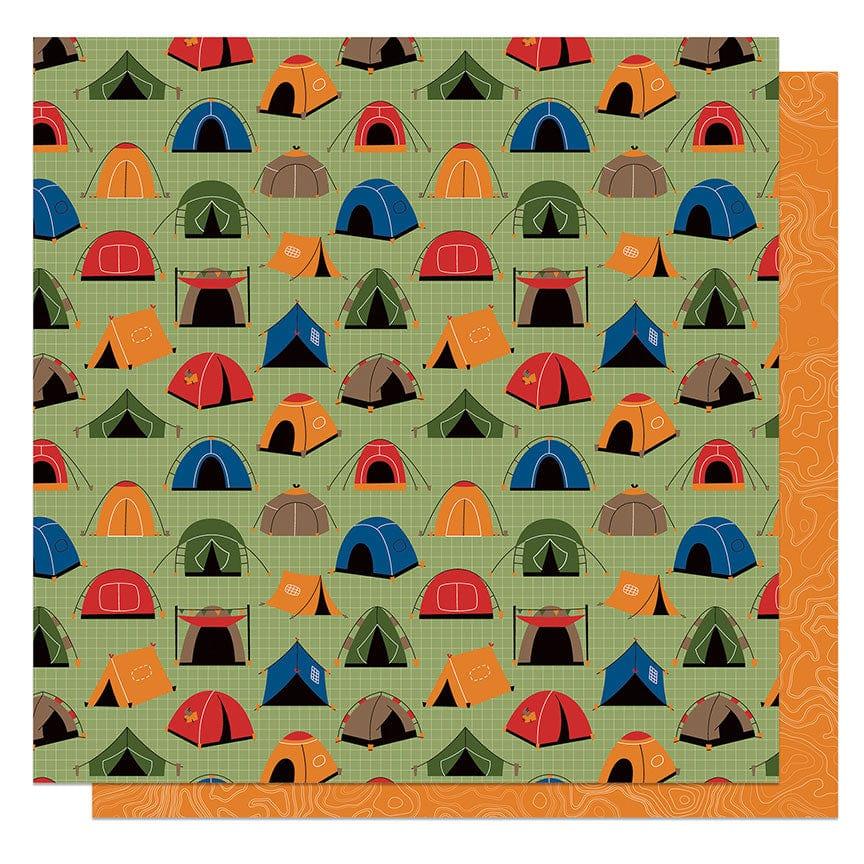 Tulla & Norbert Camping With My Gnomies Collection Under The Stars 12 x 12 Double-Sided Scrapbook Paper by Photo Play Paper - Scrapbook Supply Companies