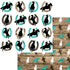 Cowgirls Collection Saddle Up 12 x 12 Double-Sided Scrapbook Paper by SSC Designs