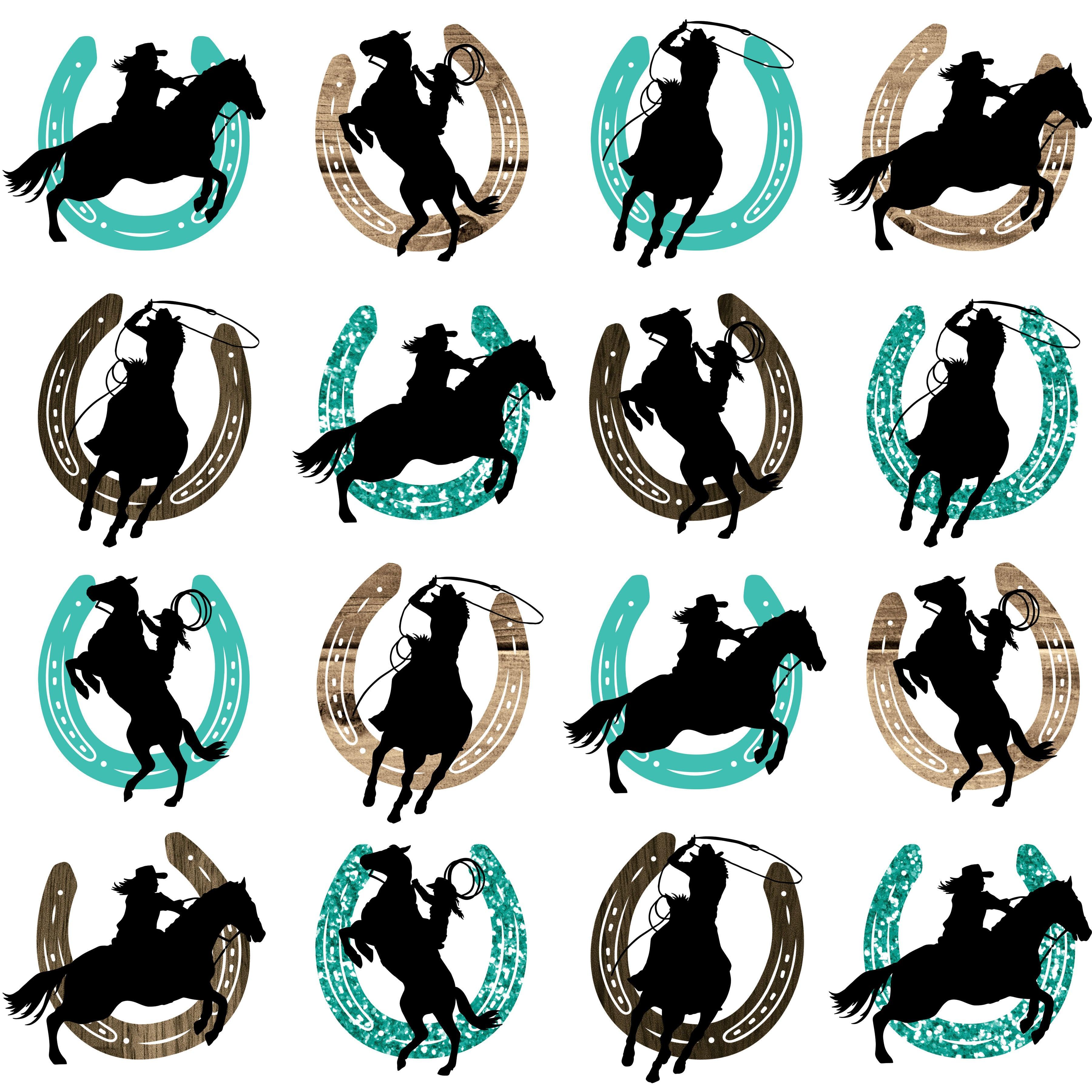Cowgirls Collection Saddle Up 12 x 12 Double-Sided Scrapbook Paper by SSC Designs