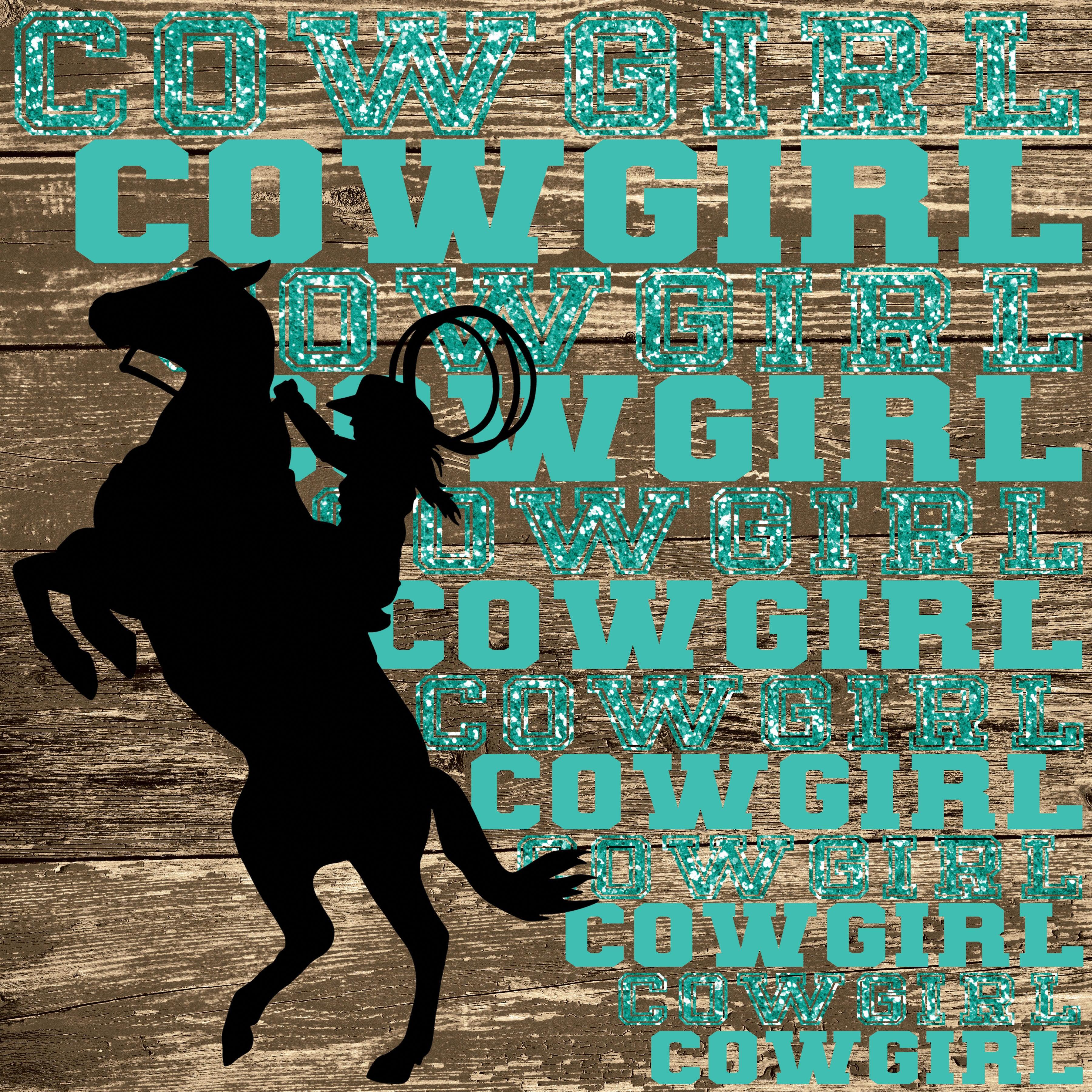 Cowgirls Collection Cowgirl 12 x 12 Double-Sided Scrapbook Paper by SSC Designs