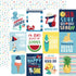 Beach Party Collection 3x4 Journaling Cards 12 x 12 Double-Sided Scrapbook Paper by Carta Bella
