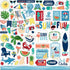 Beach Party Collection 12 x 12 Scrapbook Sticker Sheet by Carta Bella - Scrapbook Supply Companies