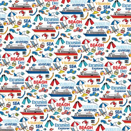 Bon Voyage Collection Multi Journaling Cards 12 x 12 Double-Sided Scrapbook Paper by Carta Bella - Scrapbook Supply Companies