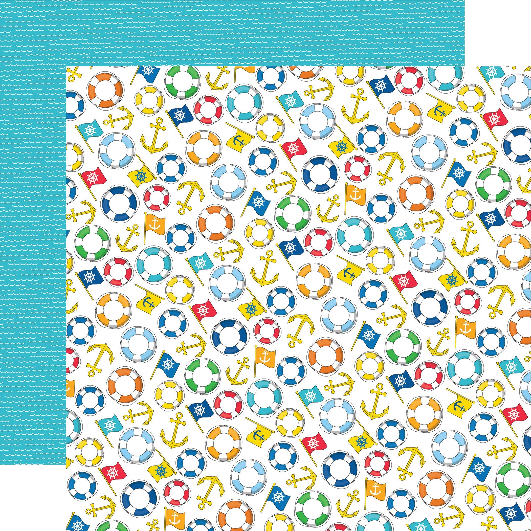 Bon Voyage Collection 12 x 12 Scrapbook Paper & Sticker Pack by Carta Bella - Scrapbook Supply Companies