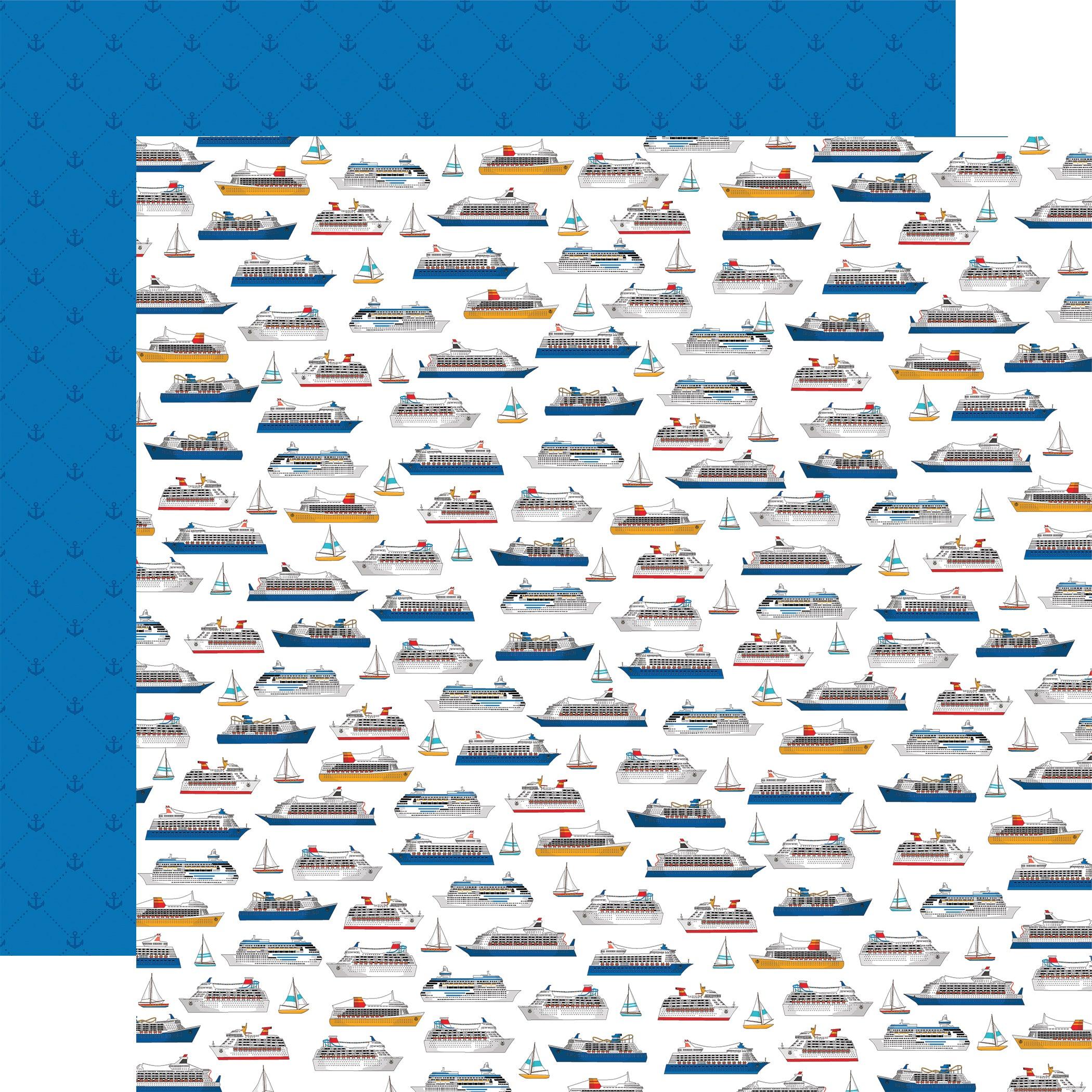 Bon Voyage Collection 12 x 12 Scrapbook Paper & Sticker Pack by Carta Bella - Scrapbook Supply Companies