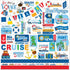 Bon Voyage Collection 12 x 12 Scrapbook Sticker Sheet by Carta Bella - Scrapbook Supply Companies