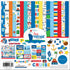 Bon Voyage Collection 12 x 12 Scrapbook Paper & Sticker Pack by Carta Bella - Scrapbook Supply Companies