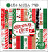 Christmas Cheer Collection 6 x 6 Mega Paper Pad by Carta Bella - 48 Double-Sided Papers - Scrapbook Supply Companies