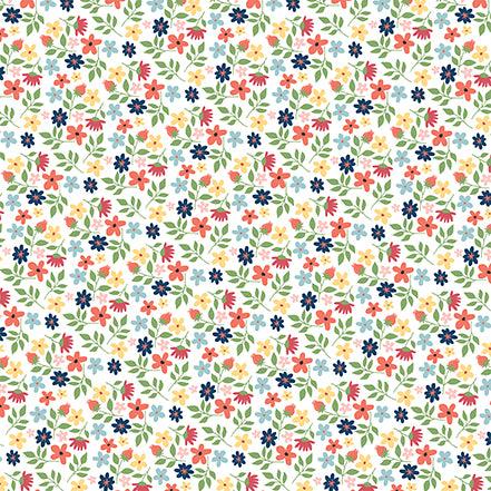 Craft & Create Collection Crafting Floral 12 x 12 Double-Sided Scrapbook Paper by Carta Bella - Scrapbook Supply Companies