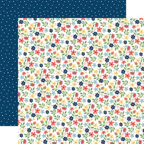 Craft & Create Collection Crafting Floral 12 x 12 Double-Sided Scrapbook Paper by Carta Bella - Scrapbook Supply Companies