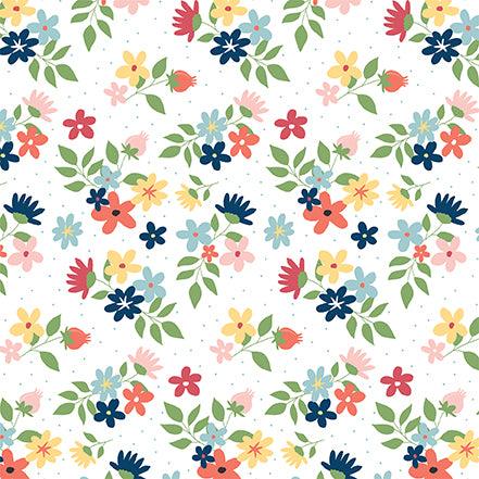 Craft & Create Collection Sew Lovely Floral 12 x 12 Double-Sided Scrapbook  Paper by Carta Bella