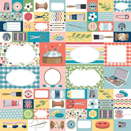 Craft & Create Collection Handmade With Love 12 x 12 Double-Sided Scrapbook Paper by Carta Bella - Scrapbook Supply Companies