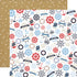 Deep Blue Sea Collection Bon Voyage 12 x 12 Double-Sided Scrapbook Paper by Carta Bella