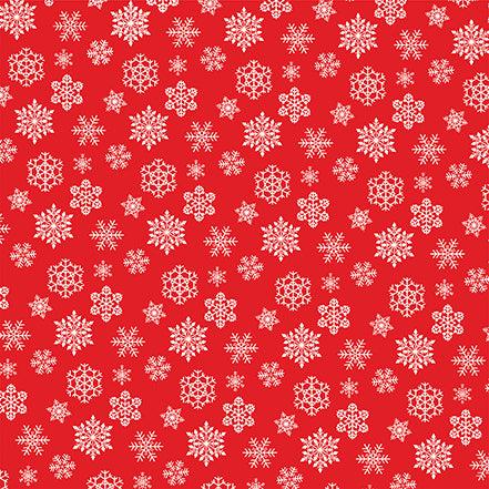 Dear Santa Collection Snowflakes 12 x 12 Double-Sided Scrapbook Paper by Carta Bella - Scrapbook Supply Companies