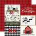 Farmhouse Christmas Collection 4 x 6 Journaling Cards 12 x 12 Double-Sided Scrapbook Paper by Carta Bella - Scrapbook Supply Companies