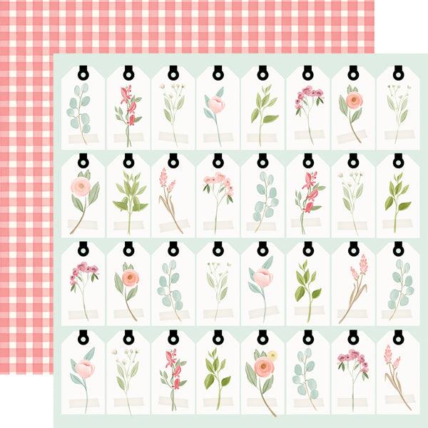 Farmhouse Market Collection 12 x 12 Double-Sided Scrapbook Paper Kit & Sticker Sheet by Carta Bella - 13 Pieces - Scrapbook Supply Companies