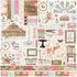 Farmhouse Market Collection 12 x 12 Double-Sided Scrapbook Paper Kit & Sticker Sheet by Carta Bella - 13 Pieces - Scrapbook Supply Companies