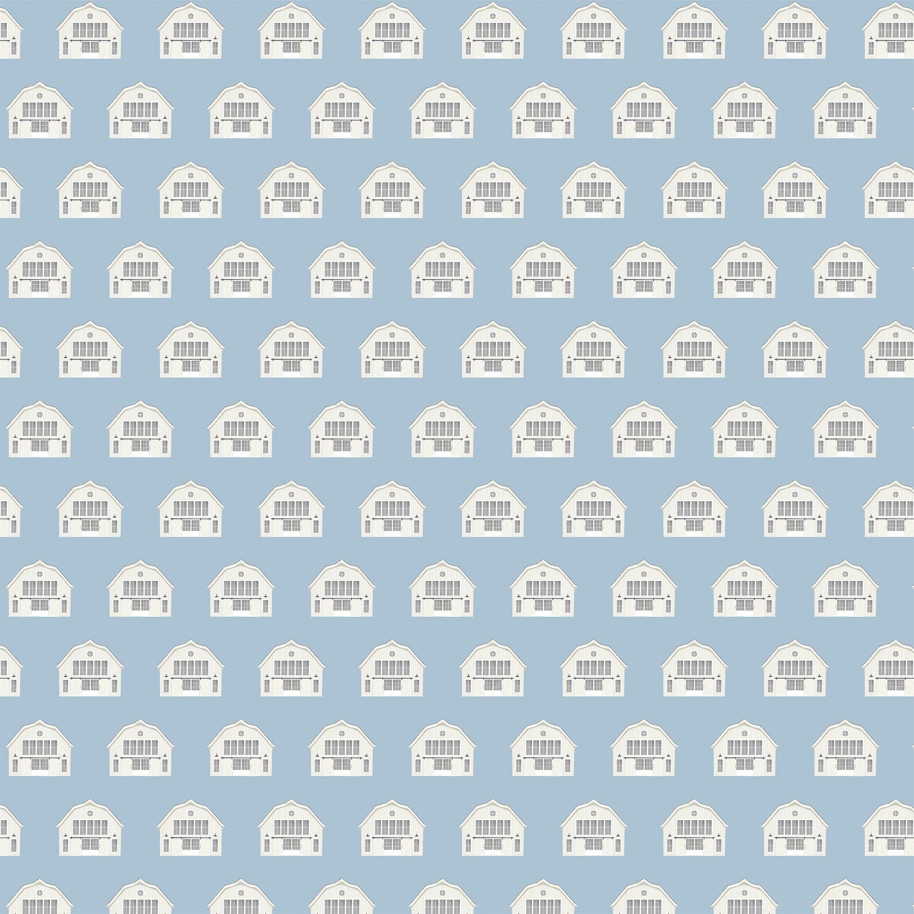 Farmhouse Summer Collection Farmhouses 12 x 12 Double-Sided Scrapbook Paper by Carta Bella - Scrapbook Supply Companies