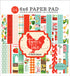 Farm To Table Collection 6x6 Paper Pad by Carta Bella - 24 Double-Sided Papers