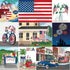 God Bless America Collection Multi Journaling Cards 12 x 12 Double-Sided Scrapbook Paper by Carta Bella - Scrapbook Supply Companies