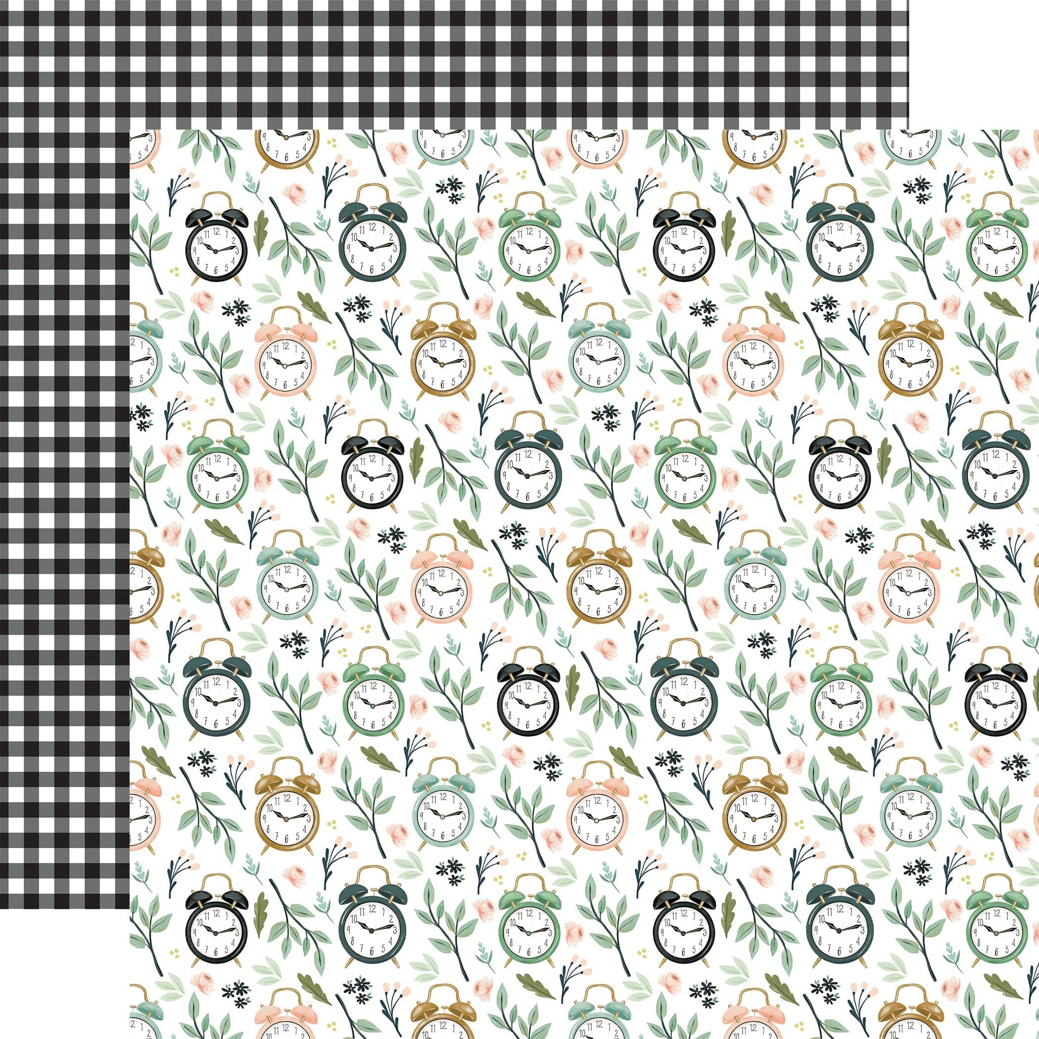 Gather At Home Collection Time For Dinner 12 x 12 Double-Sided Scrapbook Paper by Carta Bella