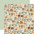 Hello Autumn Collection 12 x 12 Double-Sided Scrapbook Paper Kit & Sticker Sheet by Carta Bella - 13 Pieces - Scrapbook Supply Companies