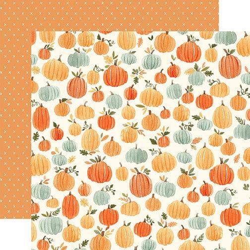 Hello Autumn Collection 12 x 12 Double-Sided Scrapbook Paper Kit & Sticker Sheet by Carta Bella - 13 Pieces - Scrapbook Supply Companies