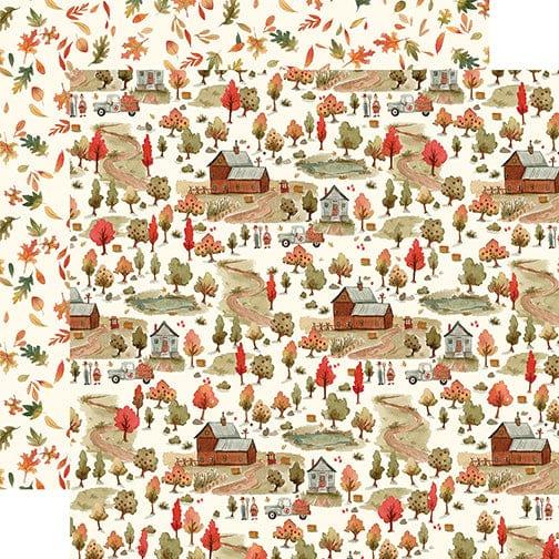 Hello Autumn Collection 12 x 12 Double-Sided Scrapbook Paper Kit & Sticker Sheet by Carta Bella - 13 Pieces - Scrapbook Supply Companies