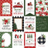 Home For Christmas Collection 3 x 4 Journaling Cards 12 x 12 Double-Sided Scrapbook Paper by Carta Bella - Scrapbook Supply Companies