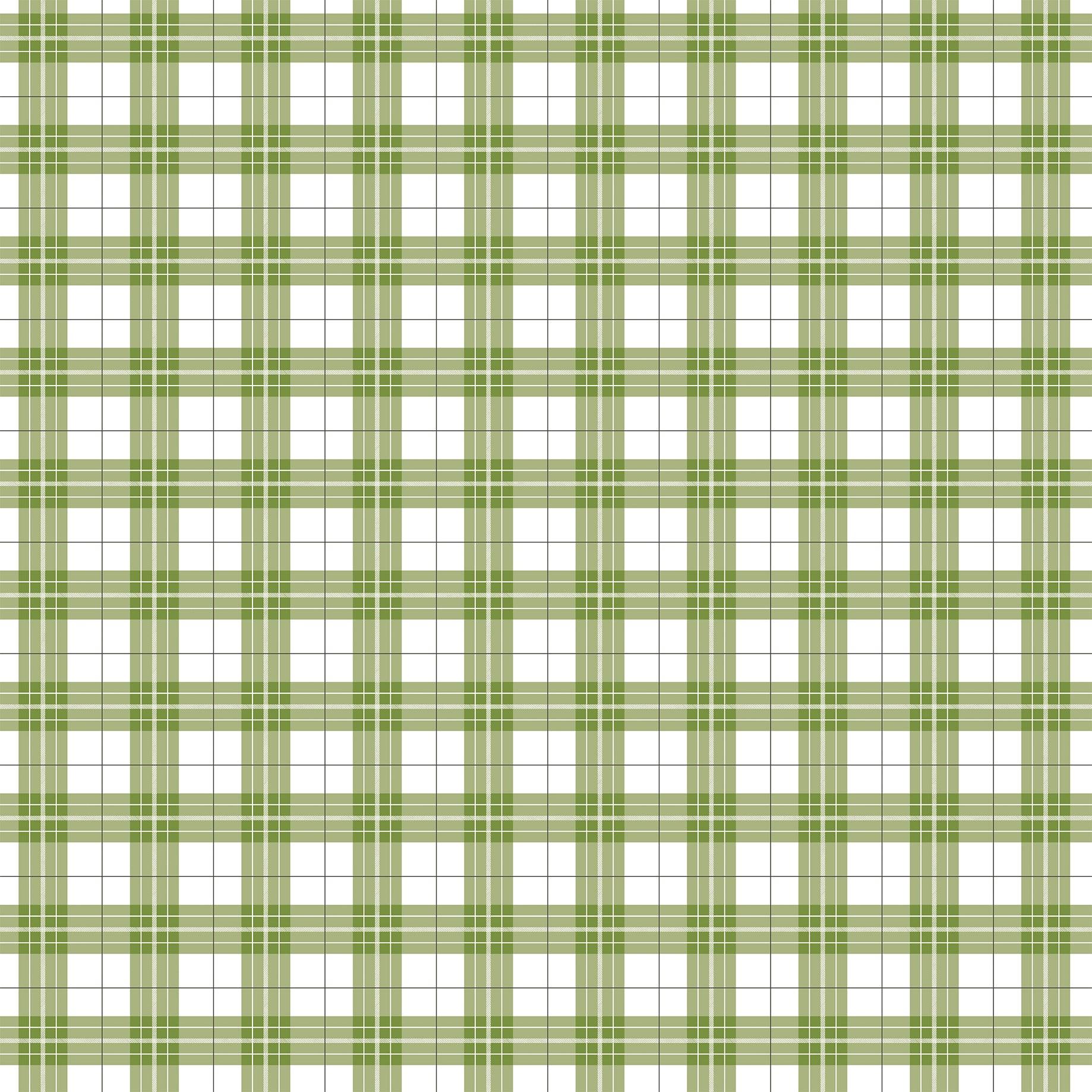 Farmhouse Living Collection Country Plaid 12 x 12 Double-Sided Scrapbook Paper by Carta Bella - Scrapbook Supply Companies