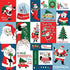 Merry Christmas Collection Christmas Squares 12 x 12 Double-Sided Scrapbook Paper by Carta Bella - Scrapbook Supply Companies