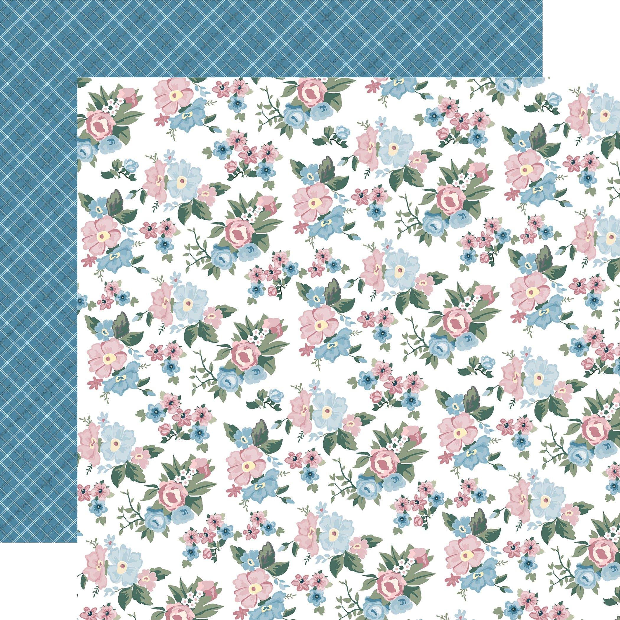 My Favorite Things Collection Favorite Things Floral 12 x 12 Double-Sided Scrapbook Paper by Carta Bella