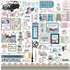 My Favorite Things Collection 12 x 12 Scrapbook Sticker Sheet by Carta Bella
