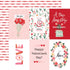 My Valentine Collection 4x6 Journaling Cards 12 x 12 Double-Sided Scrapbook Paper by Carta Bella - Scrapbook Supply Companies