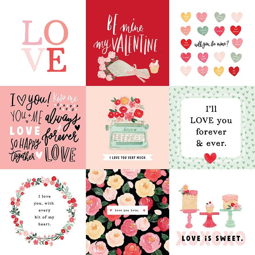 Carta Bella | My Valentine 4x4 Journal Cards Scrapbook Paper – Scrapbook Supply Companies carta-bella-my-valentine-4x4-journal-cards-scrapbook-paper-scrapbook-supply-companies