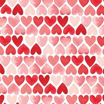 My Valentine Collection Sweetheart Plaid 12 x 12 Double-Sided Scrapbook Paper by Carta Bella - Scrapbook Supply Companies