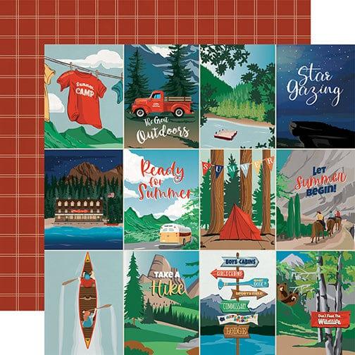 Summer Camp Collection 12 x 12 Scrapbook Paper & Sticker Pack by Carta Bella - Scrapbook Supply Companies