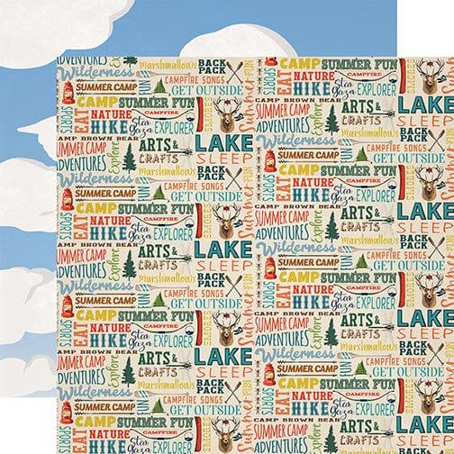 Summer Camp Collection 12 x 12 Scrapbook Paper & Sticker Pack by Carta Bella - Scrapbook Supply Companies