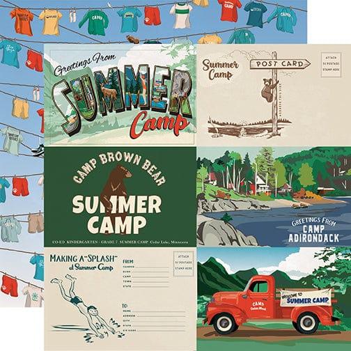 Summer Camp Collection 12 x 12 Scrapbook Paper & Sticker Pack by Carta Bella - Scrapbook Supply Companies