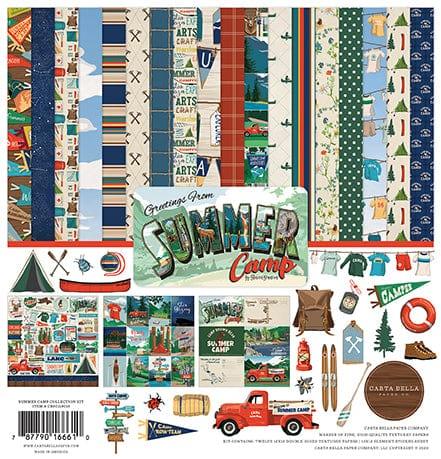 Summer Camp Collection 12 x 12 Scrapbook Paper & Sticker Pack by Carta Bella