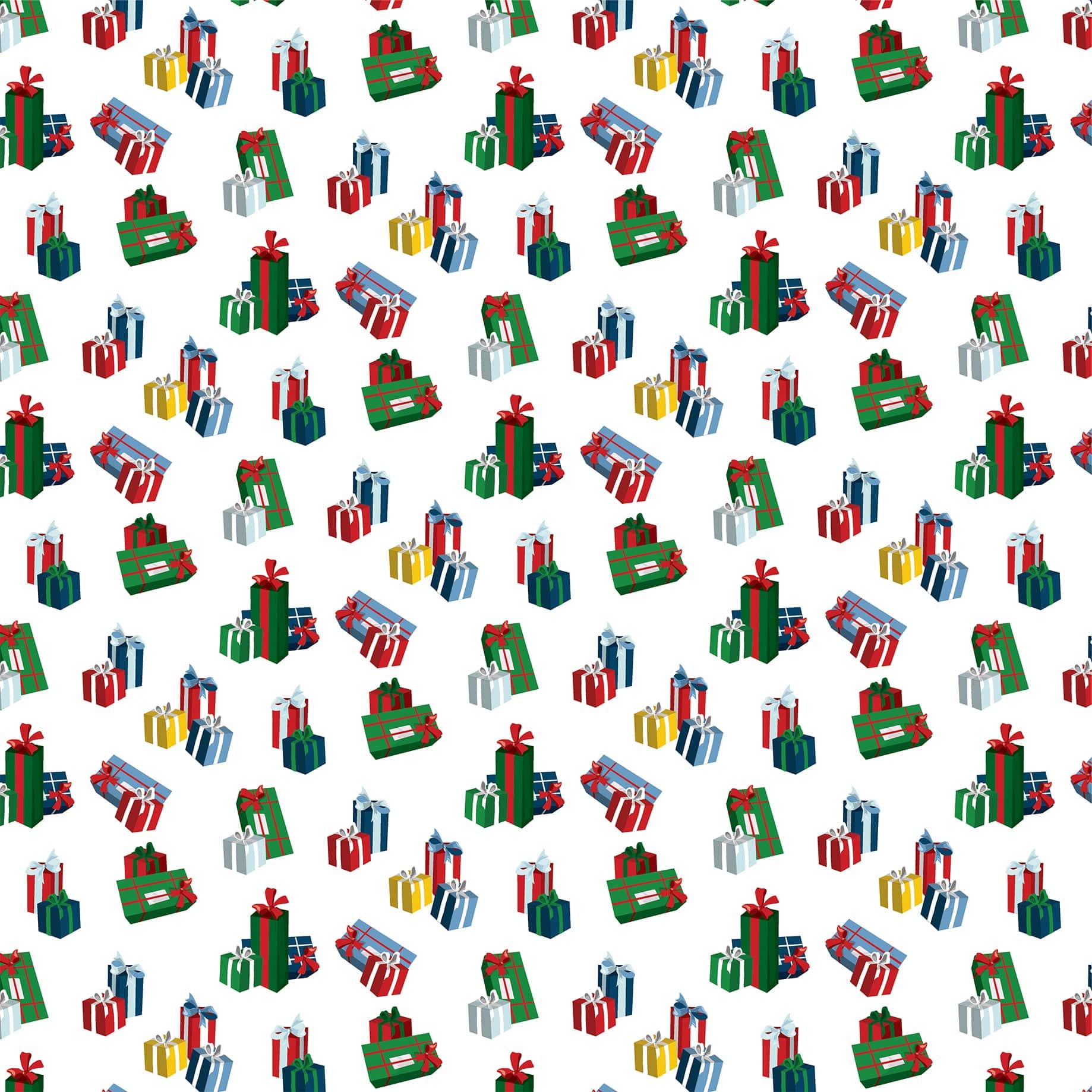 White Christmas Collection Greeting Gifts 12 x 12 Double-Sided Scrapbook Paper by Carta Bella
