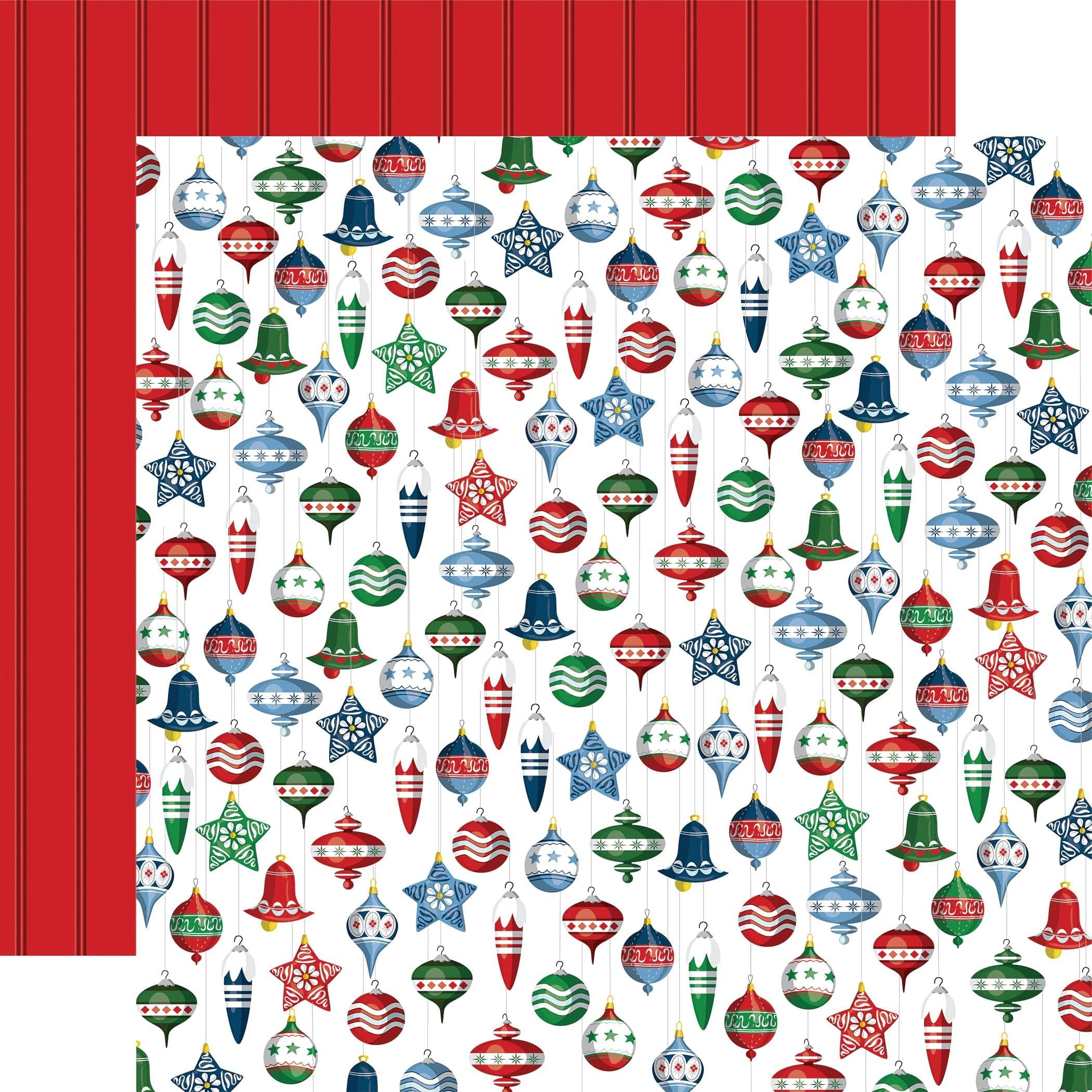 White Christmas Collection 12 x 12 Scrapbook Paper & Sticker Pack by Carta Bella - Scrapbook Supply Companies