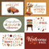 Welcome Fall Collection 6x4 Journaling Cards 12 x 12 Double-Sided Scrapbook Paper by Carta Bella - Scrapbook Supply Companies