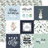 Winter Market Collection 4x4 Journaling Cards 12 x 12 Double-Sided Scrapbook Paper by Carta Bella