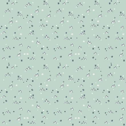 Winter Market Collection Skiers 12 x 12 Double-Sided Scrapbook Paper by Carta Bella - Scrapbook Supply Companies